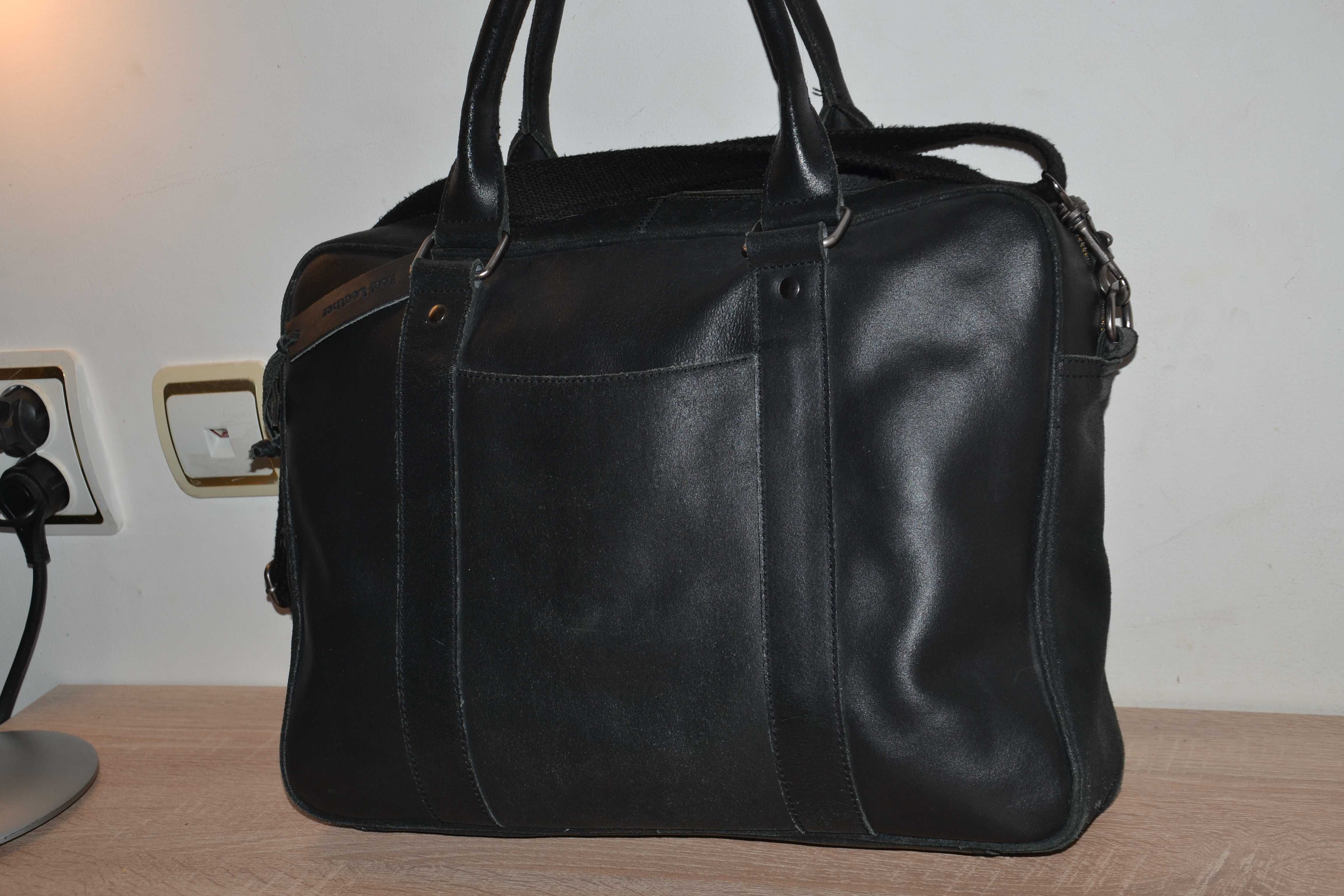 Мужская кожаная сумка портфель Pier One Italy original