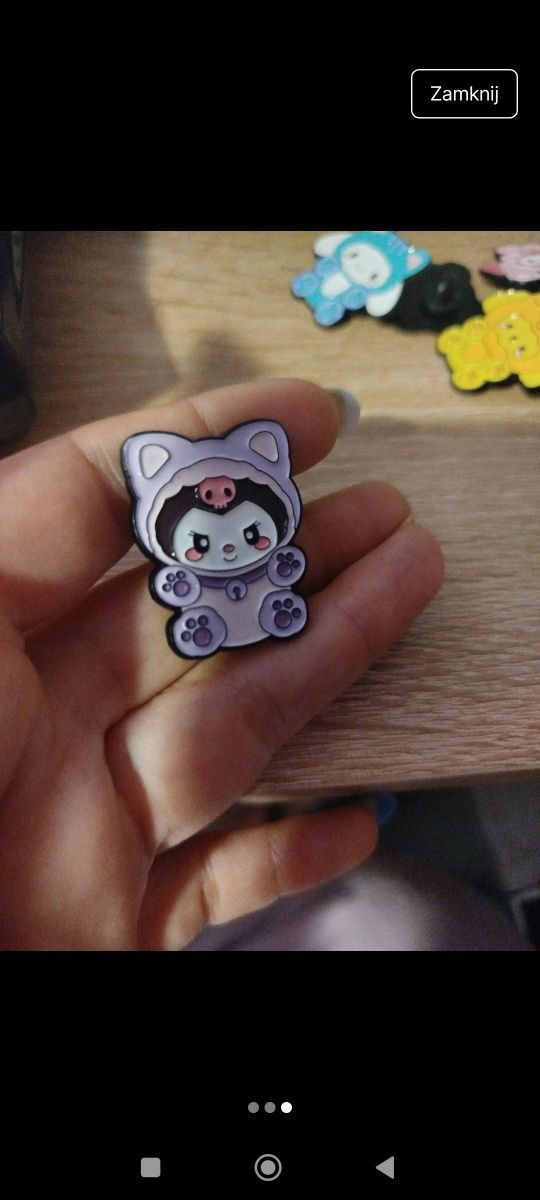 Kuromi przypinka pin broszka