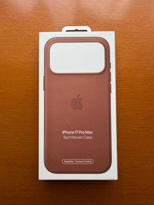Capa em tecido TechWoven com MagSafe para iPhone 17 Pro Max – Sienna