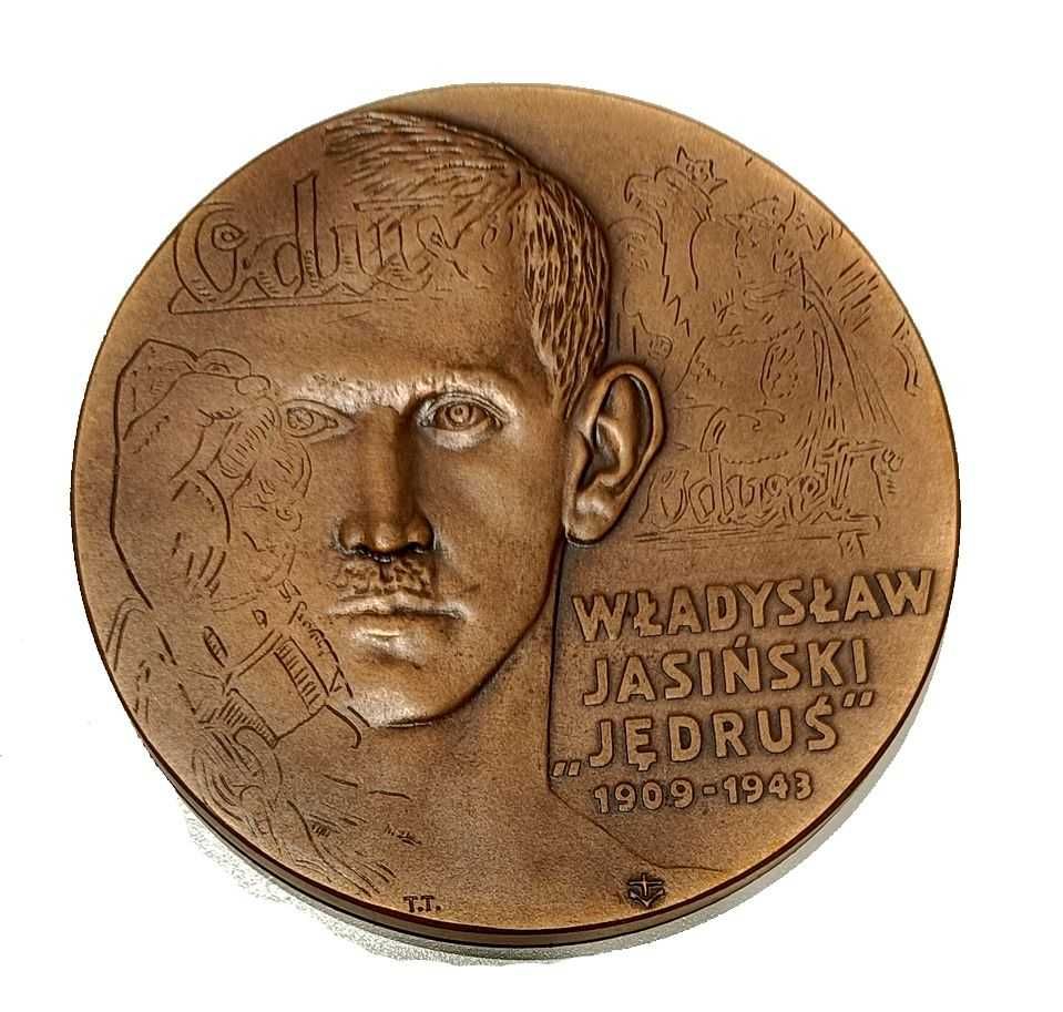 medal Władysław Jasiński Jędruś, mosiądz