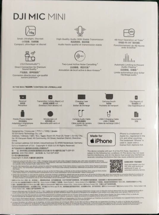 Nowy Dji Mic Mini + Adapter Lightning