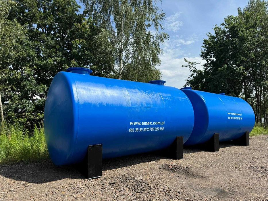 Zbiornik stalowy gumowany 35 000- 35m3- 35000l- na kwasy nawozy RSM