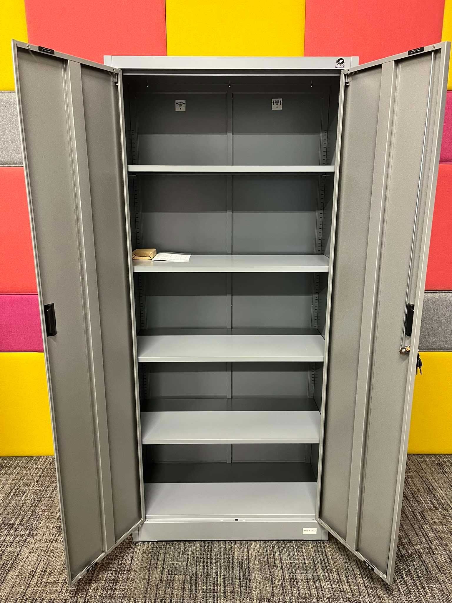 NOWA Szafa metalowa biurowa aktowa garażowa na dokumenty 180x80x40