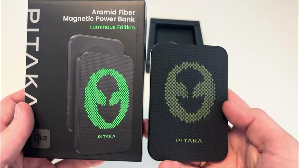 Повербанк Pitaka Aramid Fiber Magnetic Power Bank 5000mAh 15 Вт Alien