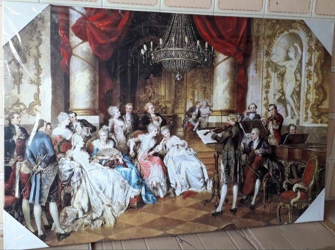 Quadro Novo "Maria Antonieta no Palácio de Versalhes I"