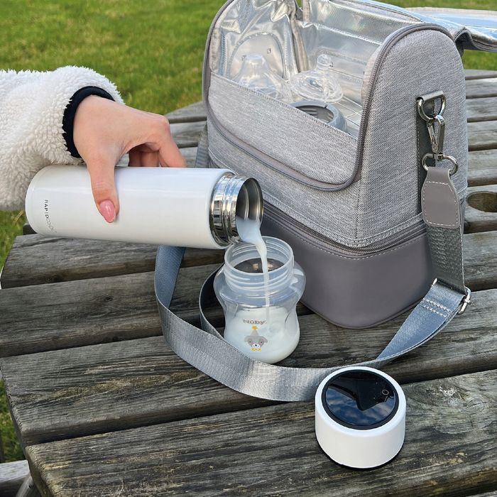 Nuby RapidCool 240ml – ekspresowy chłodzący termos dla niemowląt