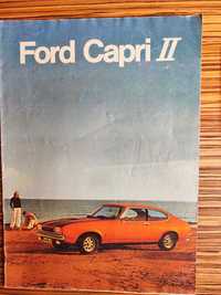 Ford Capri II catálogo 1972