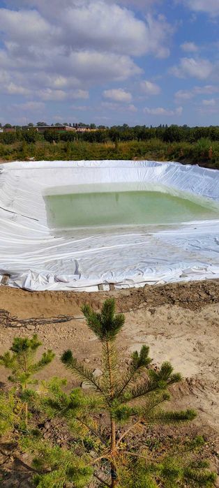 Сама дешева плівка для ставка,плівка для водойми, плівка для озера