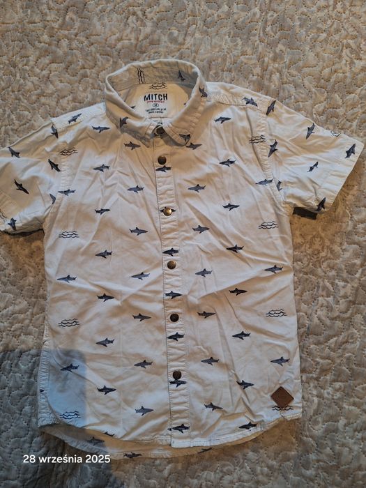 Koszula z krótkim rękawem 110 cm