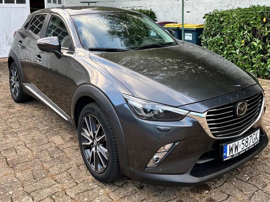 Mazda CX-3 Sport Line, Łopatki zmiany biegów, opony Pirelli wielosezonowe