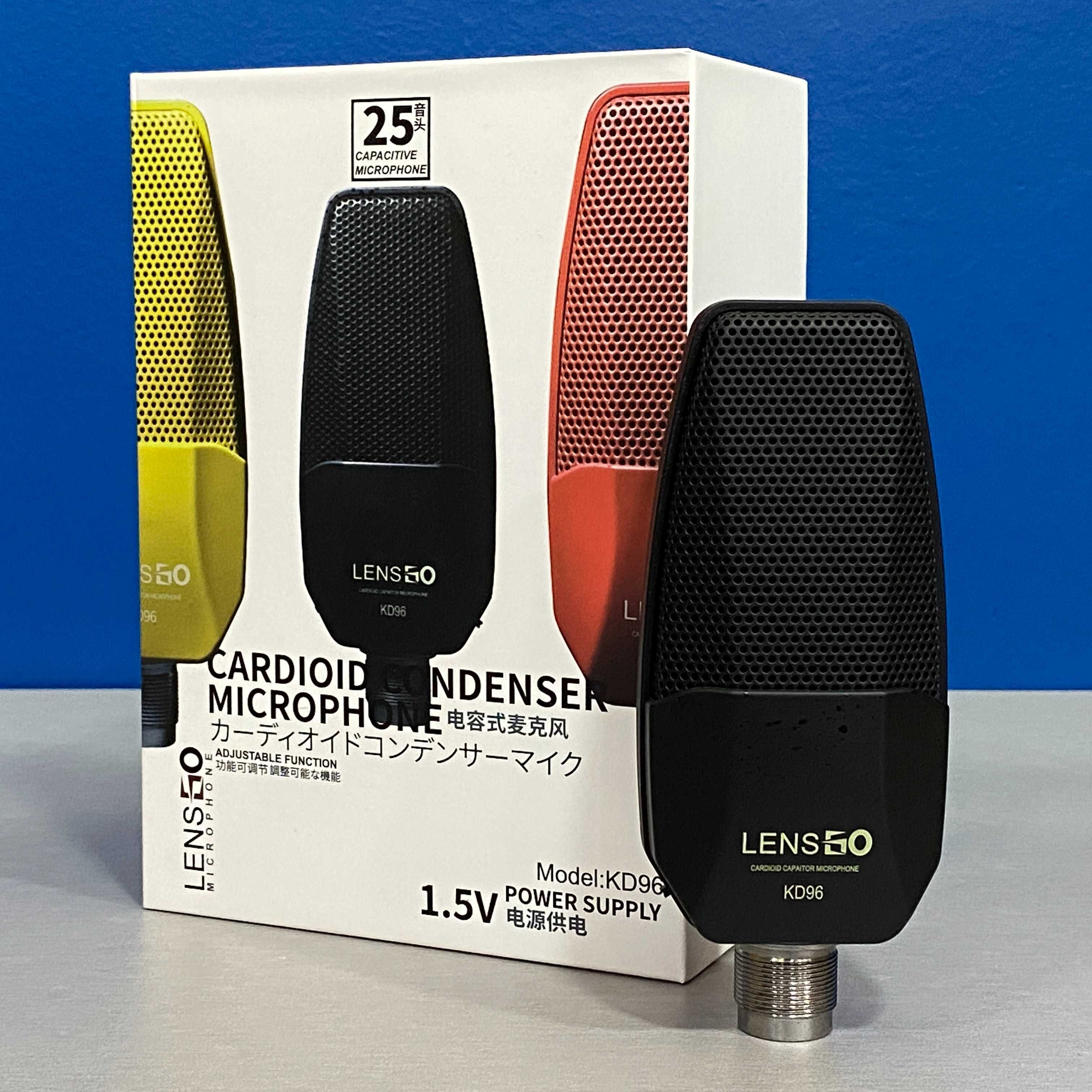 LENSGO KD96 Cardioid Condenser Microphone + Suporte Podcast (NOVO)