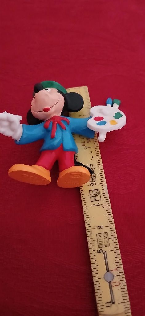 Figura Mickey pintor, antiga