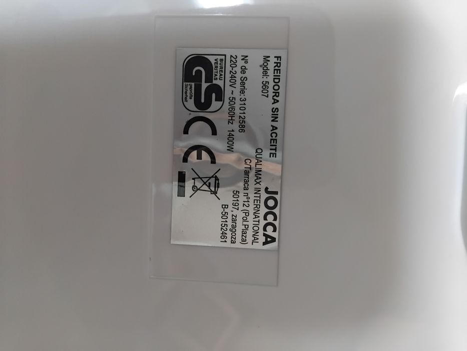 Airfryer 2.3 Litros Jocca