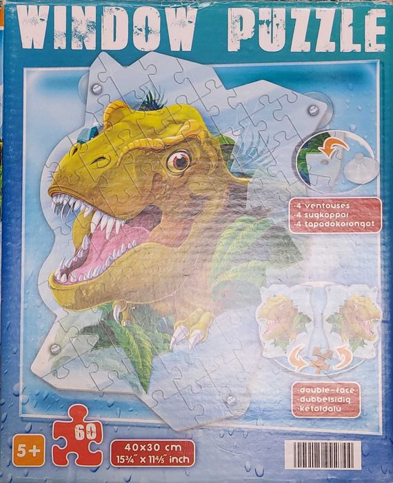 2 w 1 - Clementoni Puzzle Jurassic World 104 elementy (280013) +