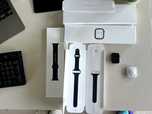 APPLE Watch 7 GPS + Cellular 45mm koperta ze stainless steel - stal