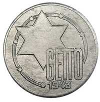 Poland 10 Marek Getto 1943 Litzmannstadt Ghetto /Error Mint Rzadkie