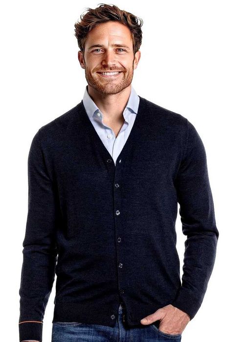 Кардиган 100% тонкий меринос р L мериносова вовна кофта ст нової