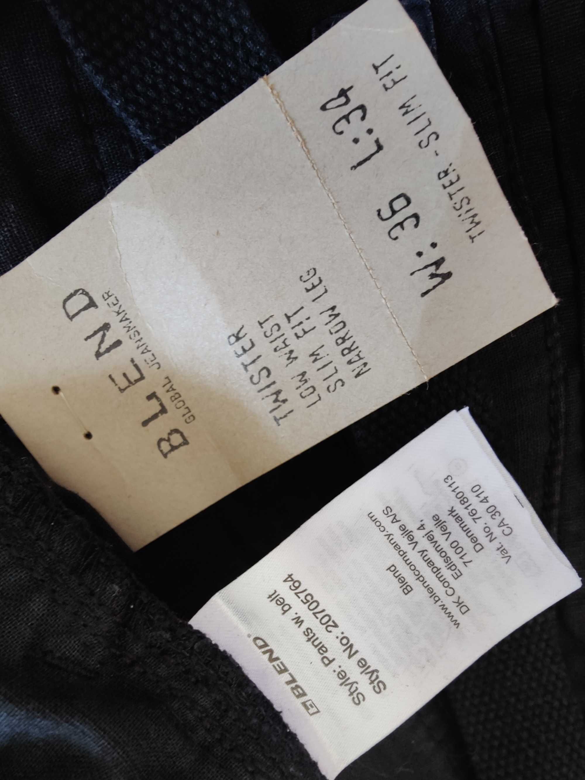 Джинсы (chino лён Blend Дания w36 black.