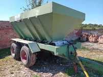 Rozsiewacz Wapna MAGKAL  5ton ładowność, taśma, 8-15m