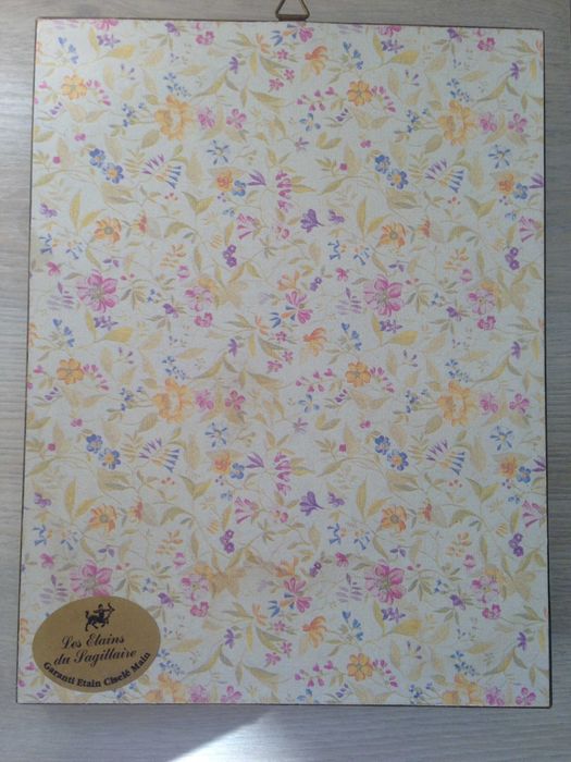 Quadro decorativo estanho