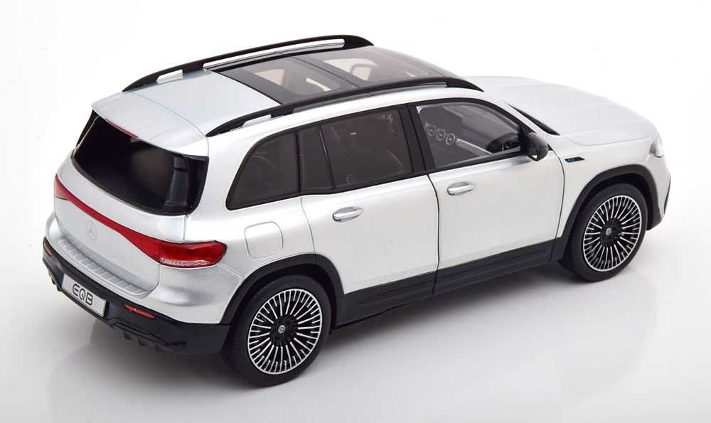 Model 1:18 NZG Mercedes-Benz EQB 2021 iridium silver
