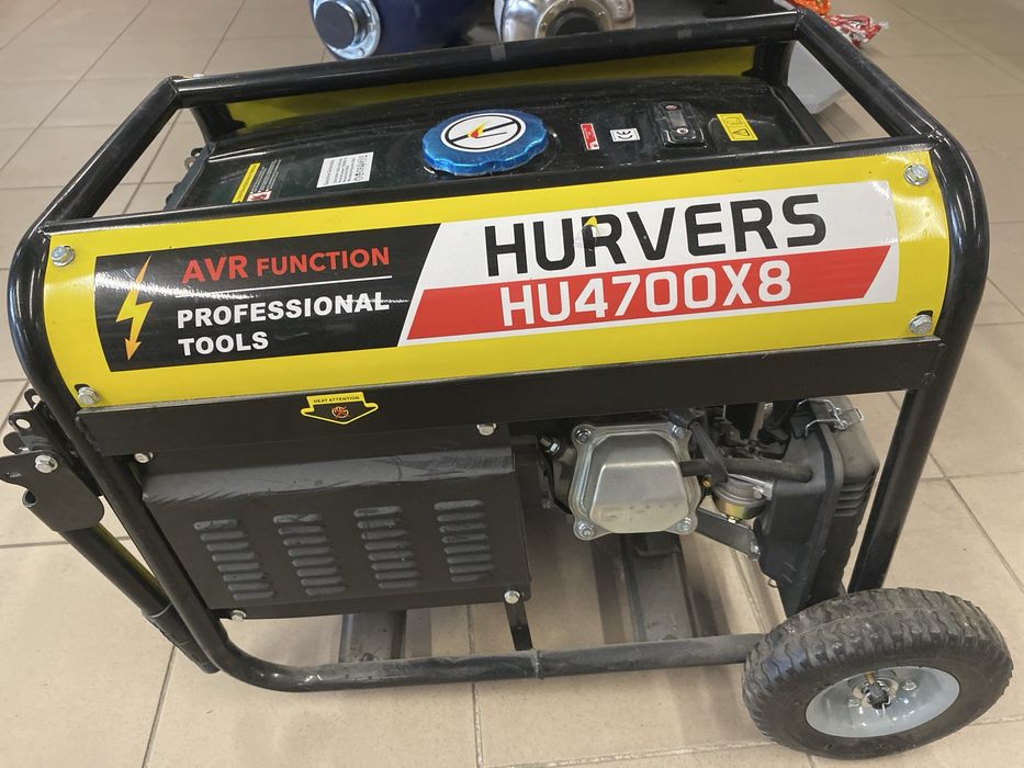 Генератор Hurvers HU4700X8, новий, 220 та 380, мідна обмотка.