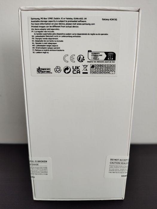 Смартфон Samsung Galaxy A34 5G 6/128Gb Black  NEW