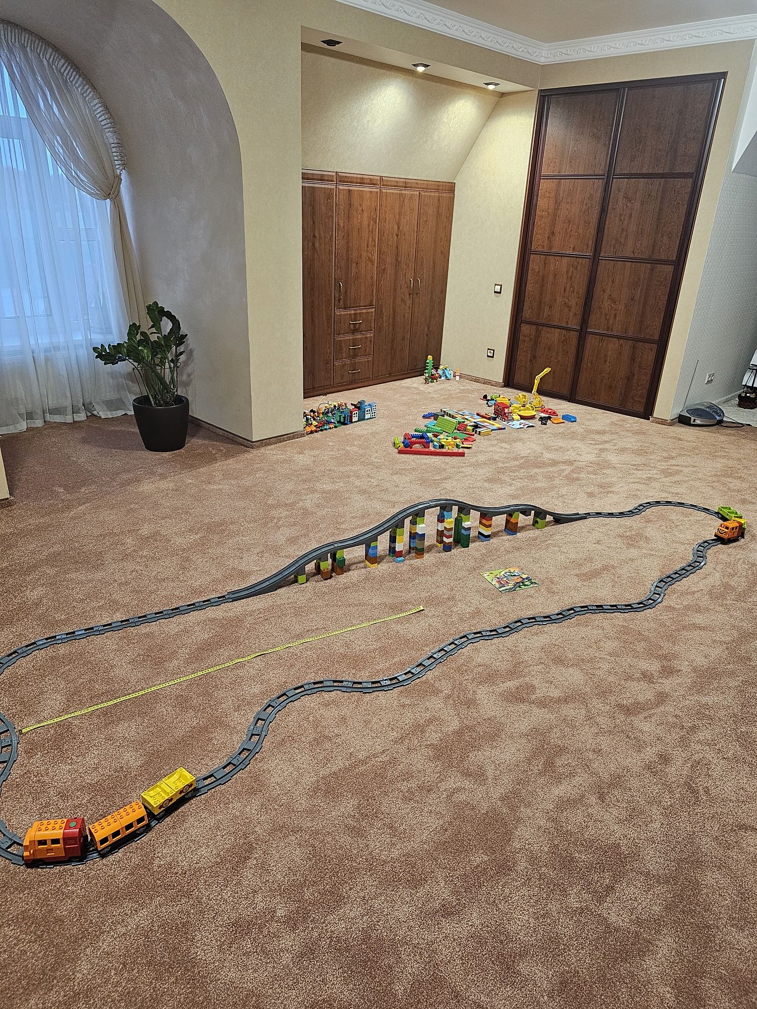 Lego Duplo 2 потяга подвійні рейки  лего дупло пакет