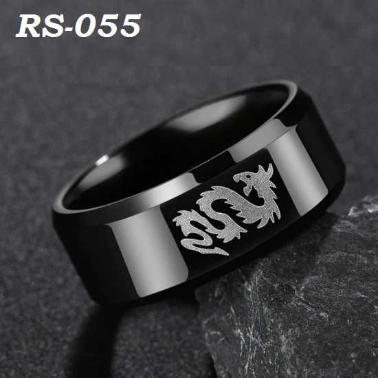 Каблучка перстень медична сталь скорпіон дракон череп карти піка 8мм