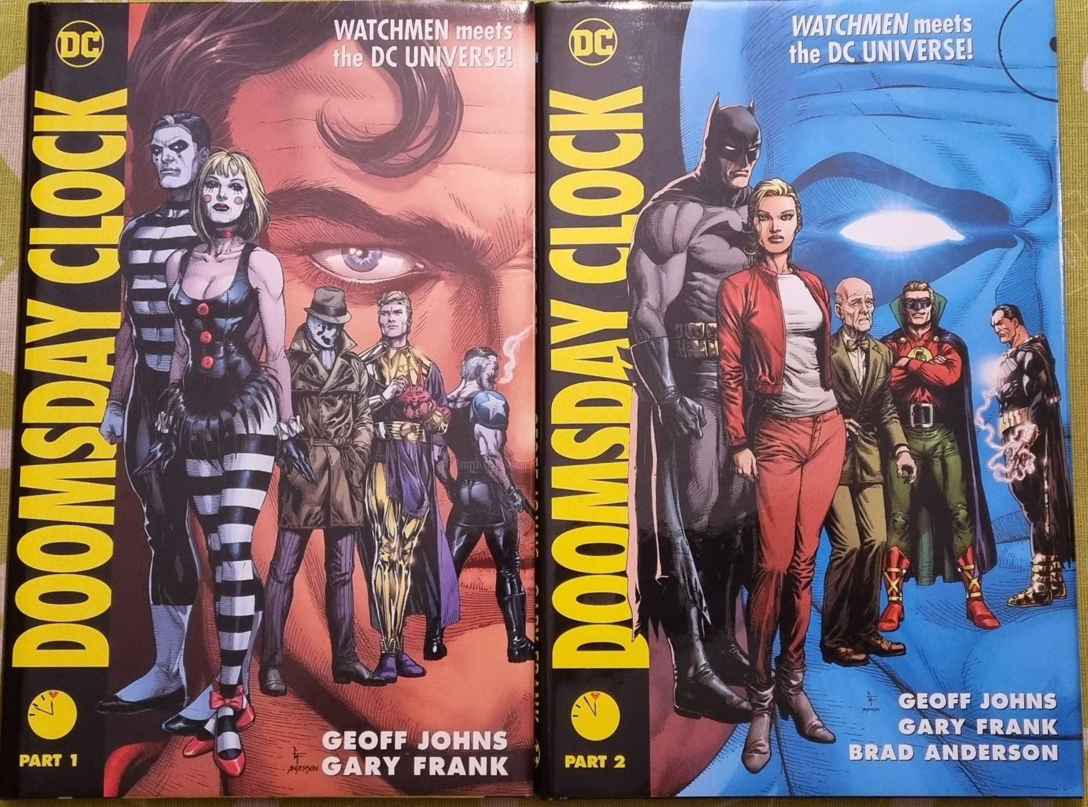 Superman, Doomsday Clock vol 1-2 HC, Kingdom Come Deluxe HC