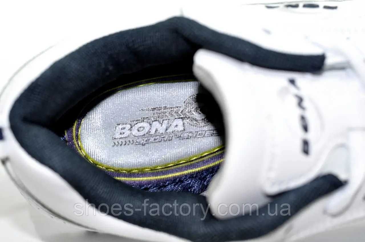Шкіряні кросівки Bona Білі Код 891A