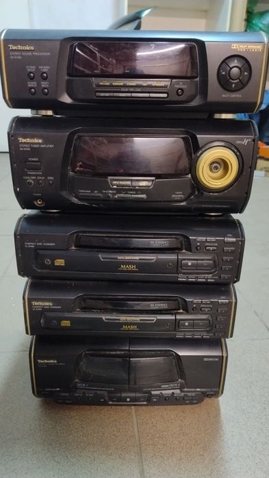 Wieża Technics ze zmieniarką