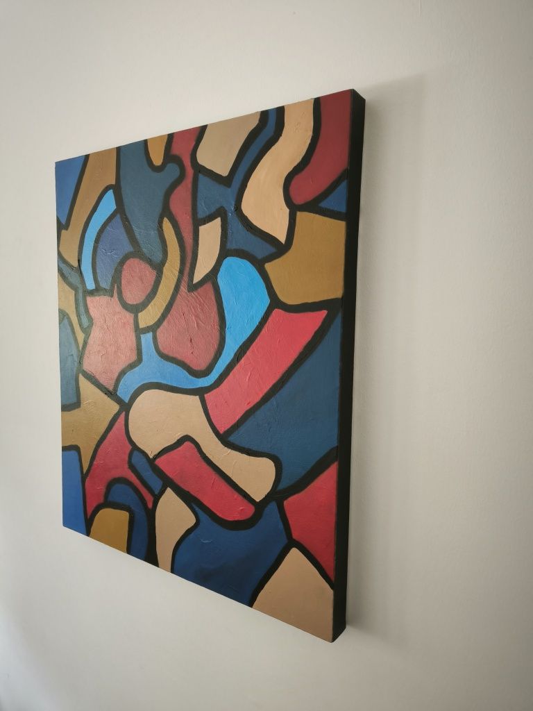 Pintura / Quadro Acrílico sob tela 70x60