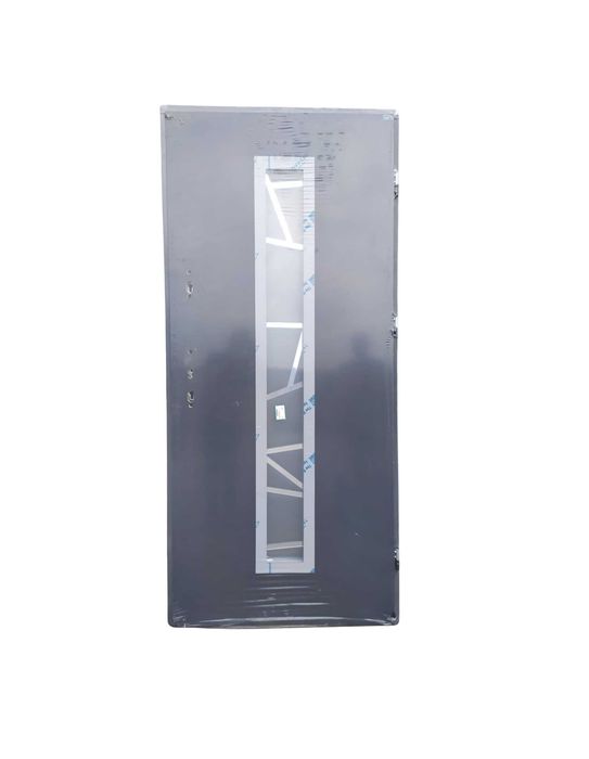 Powystawowe drzwi zewnętrzne WIKĘD PREMIUM antracyt srebrny PRAWE FV