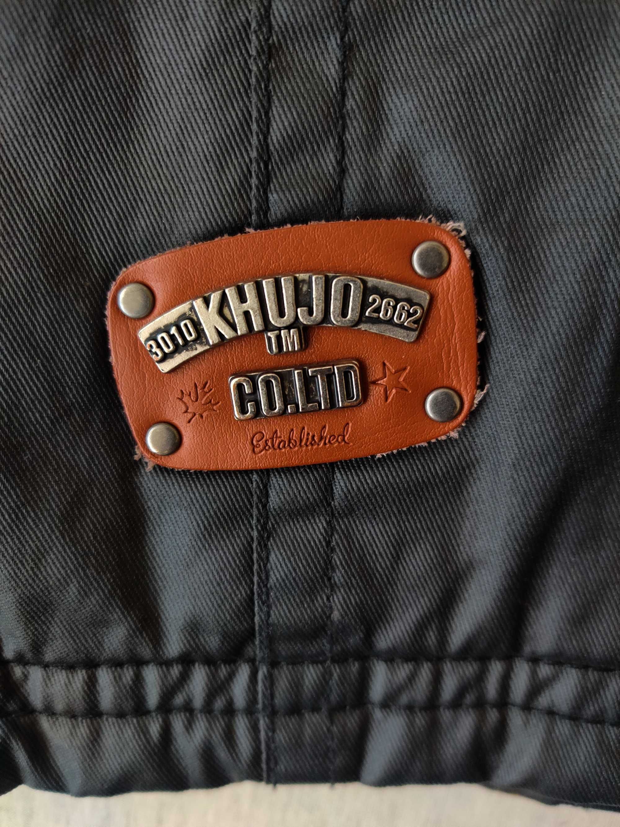 Khujo brand kurtka męska L czarna zimowa na zimę