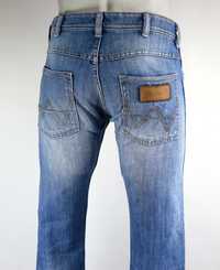 Wrangler Crank spodnie jeansy W31 L32 pas 2 x 41 cm