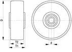 Koło termoplastyczne poliuretan 125mm
 
Koło z bieżnikiem z termoplast