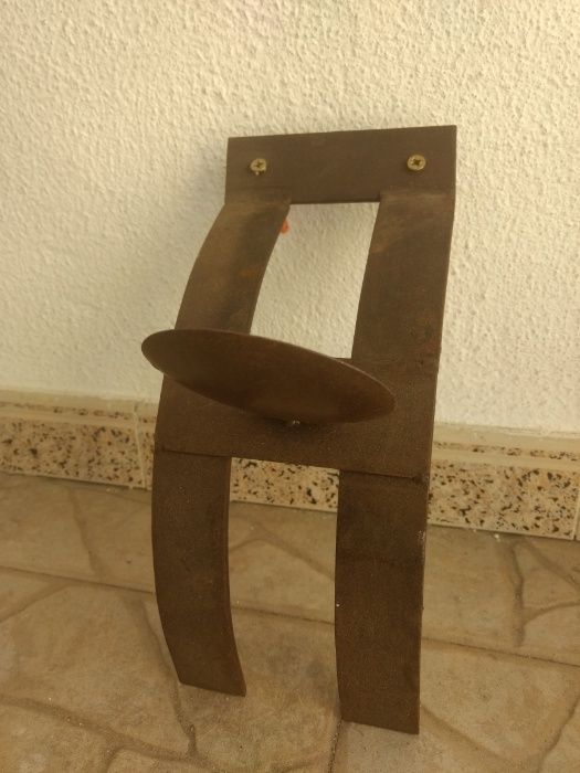 Suporte parede vela candelabro