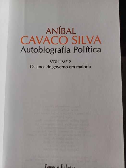 Aníbal Cavaco Silva - Autobiografia Política (Vol. II)
