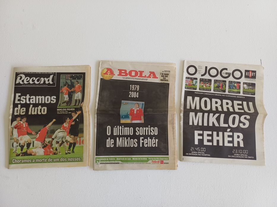 Lote 15 jornais - MIKLOS FEHÉR