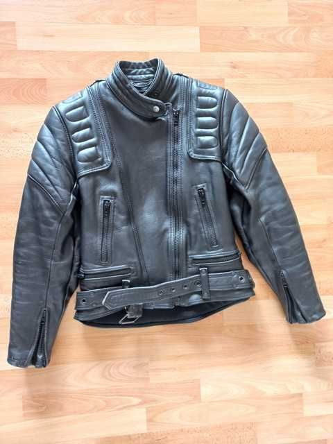 Skórzana kurtka motocyklowa damska Tarbor na motocykl