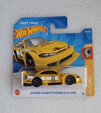 Nissan Silvia Liberty Walk yellow Hot Wheels