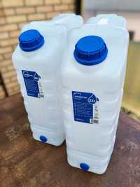 Каністри (дві) харчові SimplyCan для питної води, з краном, 22 л кожна