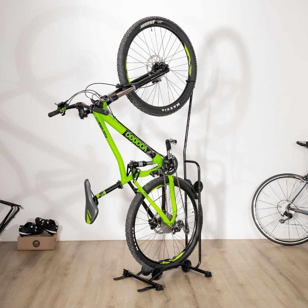CyclingDeal Premium pionowy i poziomy stojak na rowery