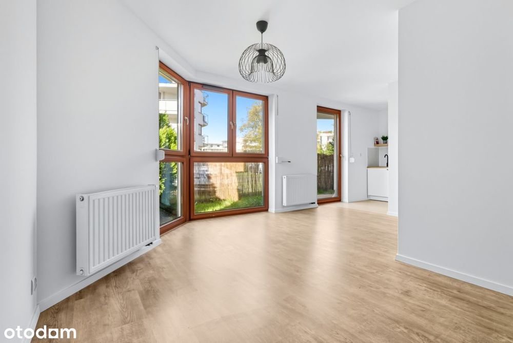 Klimatyczna kawalerka z ogródkiem na Żabińcu