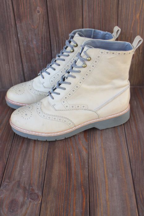 Черевики броги Clarks шкіра Англія 41р ботинки