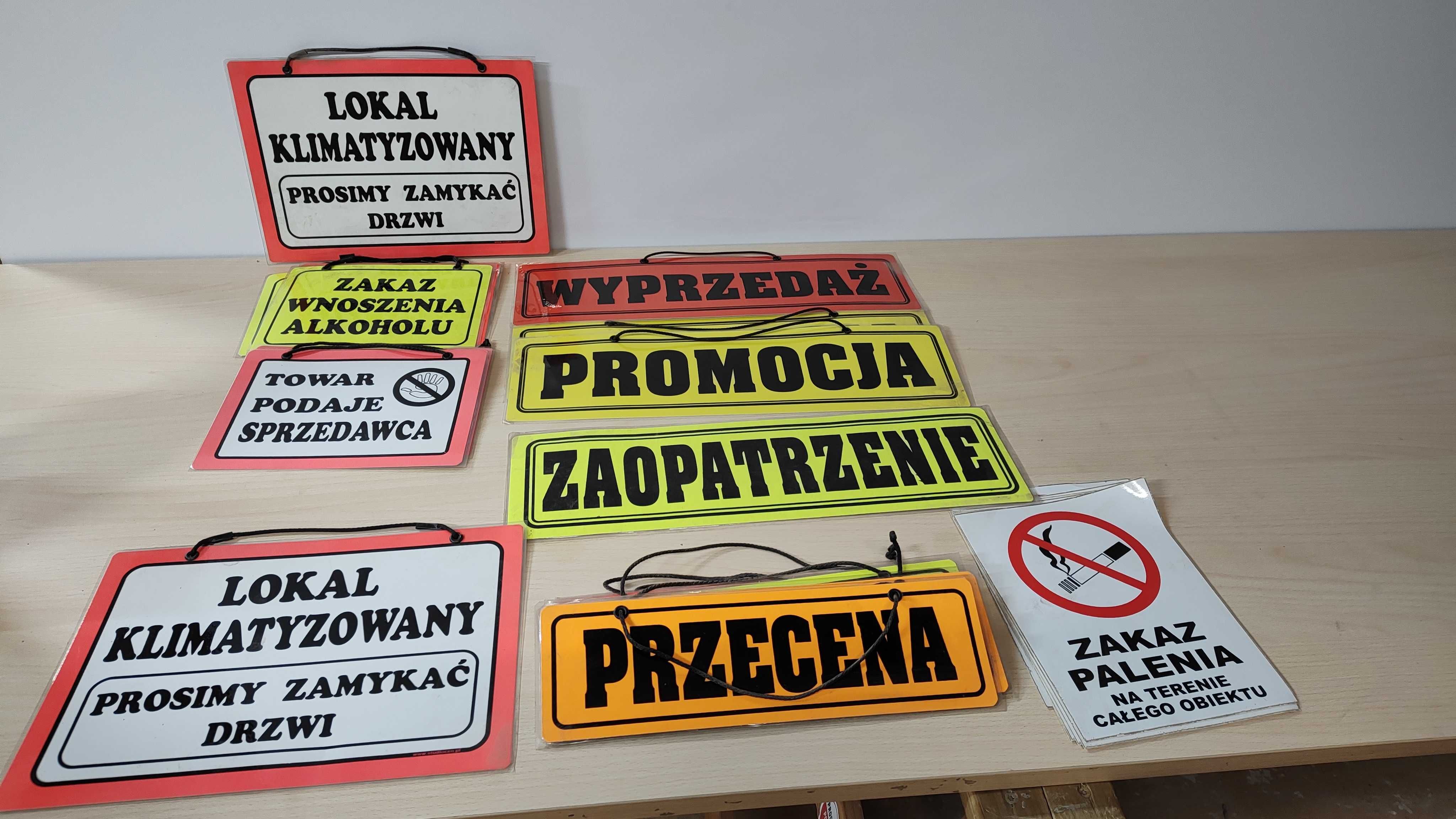 tabliczki informacyjne tablice zawieszki