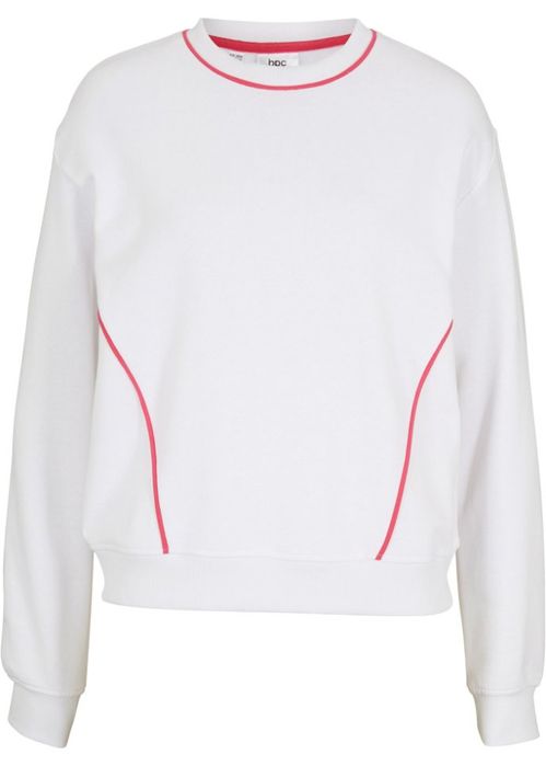 B.P.C bluza biała z różowymi wstawkami r.44/46