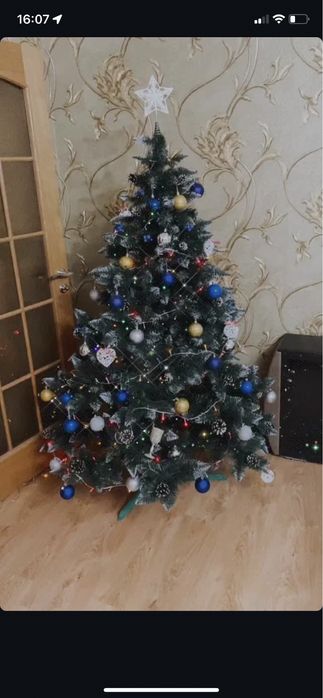 Ялинка з сніжком