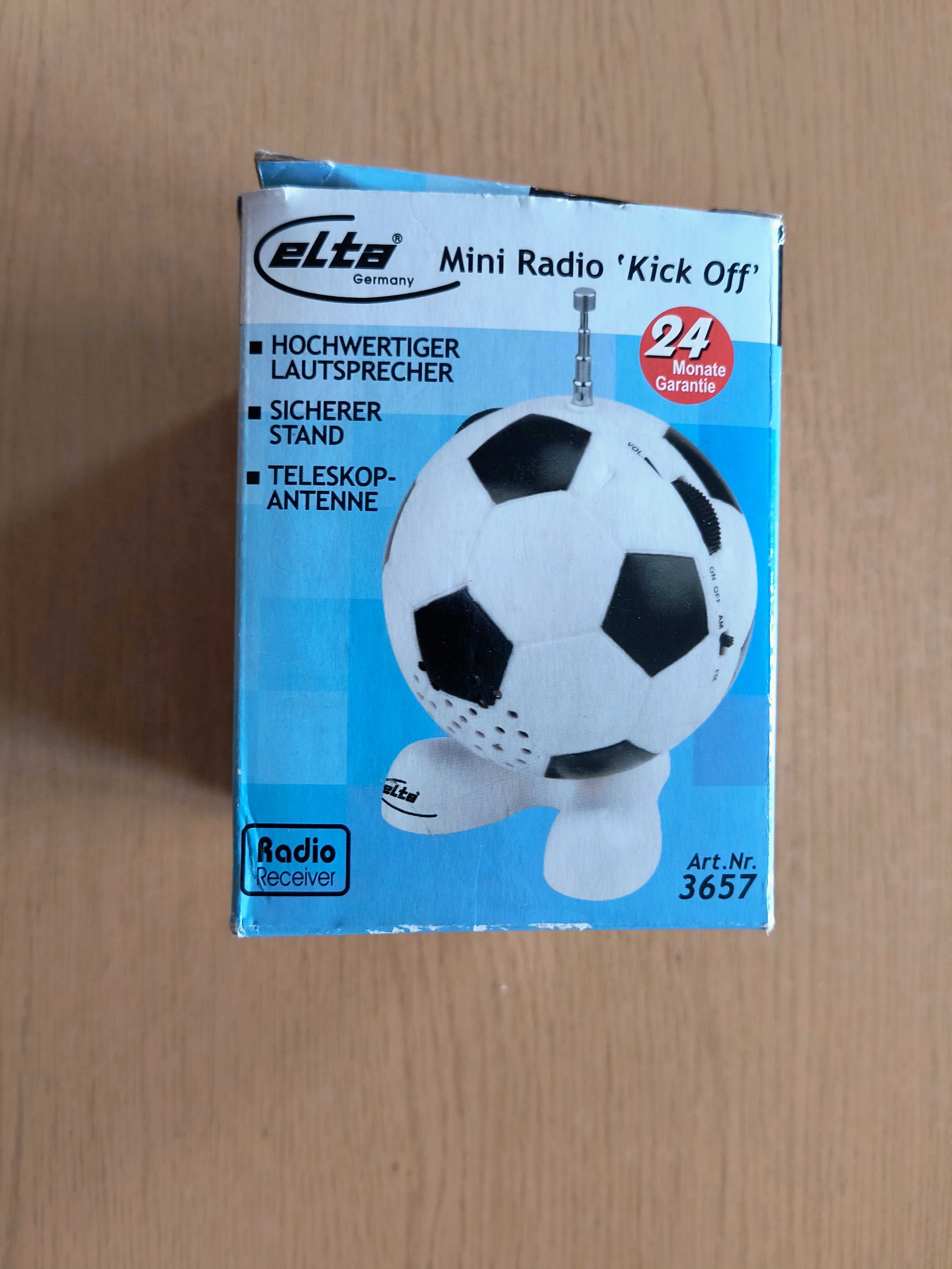 Radio piłka nożna figurka